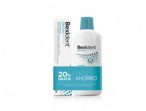 Bexident Encías Pack Colutorio 250ml + Pasta Dentrífrica 125ml